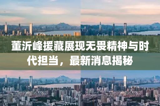 董沂峰援藏展現(xiàn)無畏精神與時代擔當，最新消息揭秘