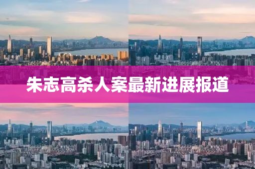 朱志高殺人案最新進展報道
