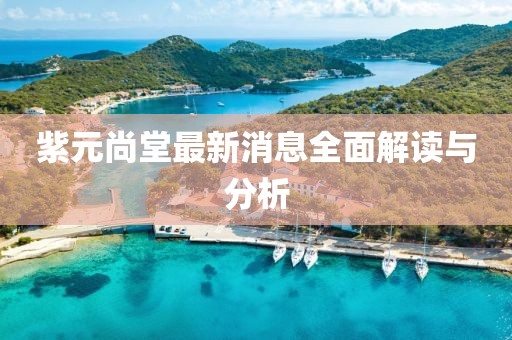 紫元尚堂最新消息全面解讀與分析