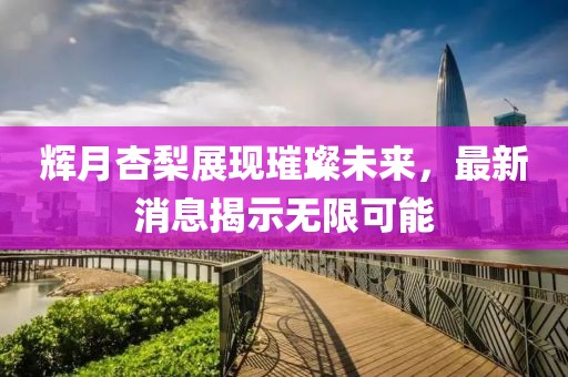輝月杏梨展現(xiàn)璀璨未來(lái)，最新消息揭示無(wú)限可能