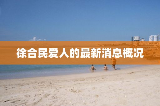 徐合民愛人的最新消息概況