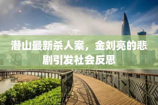 潛山最新殺人案，金劉亮的悲劇引發(fā)社會(huì)反思