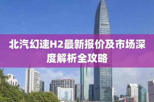 北汽幻速H2最新報價及市場深度解析全攻略