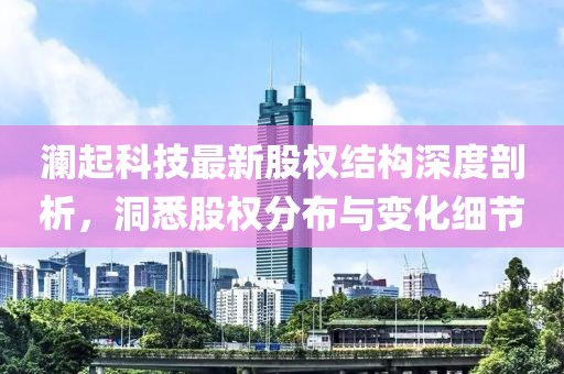 瀾起科技最新股權結構深度剖析，洞悉股權分布與變化細節(jié)