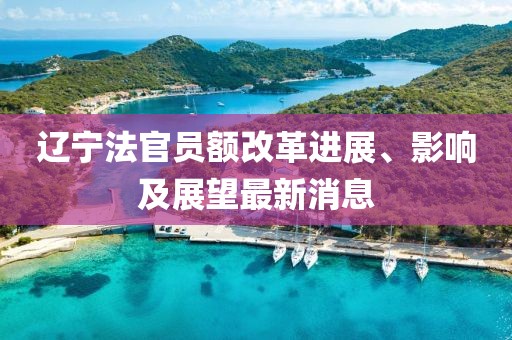 遼寧法官員額改革進(jìn)展、影響及展望最新消息