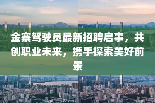 金寨駕駛員最新招聘啟事，共創(chuàng)職業(yè)未來，攜手探索美好前景
