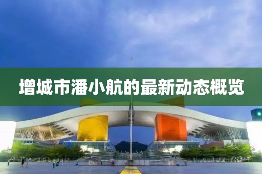 增城市潘小航的最新動(dòng)態(tài)概覽