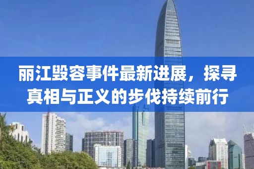 麗江毀容事件最新進展，探尋真相與正義的步伐持續(xù)前行