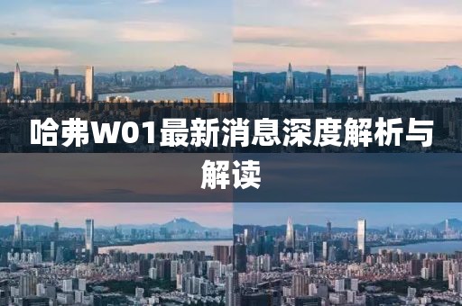 哈弗W01最新消息深度解析與解讀