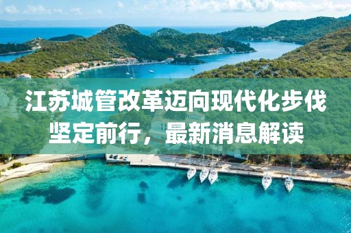 江蘇城管改革邁向現(xiàn)代化步伐堅(jiān)定前行，最新消息解讀