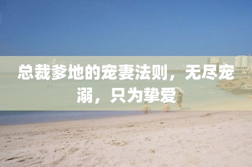 總裁爹地的寵妻法則，無盡寵溺，只為摯愛
