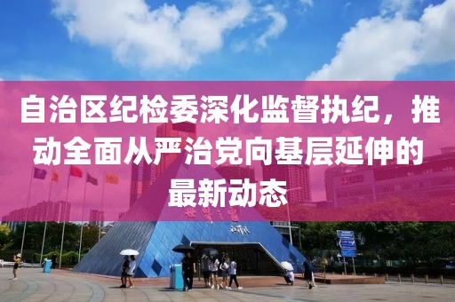 自治區(qū)紀(jì)檢委深化監(jiān)督執(zhí)紀(jì)，推動全面從嚴(yán)治黨向基層延伸的最新動態(tài)