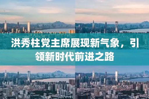 洪秀柱黨主席展現(xiàn)新氣象，引領(lǐng)新時代前進之路