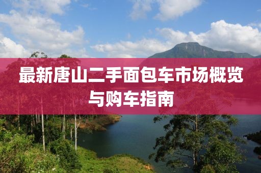 最新唐山二手面包車市場(chǎng)概覽與購(gòu)車指南