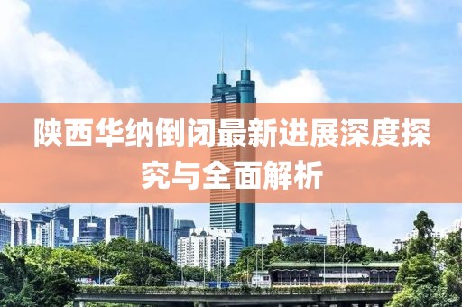 陜西華納倒閉最新進展深度探究與全面解析