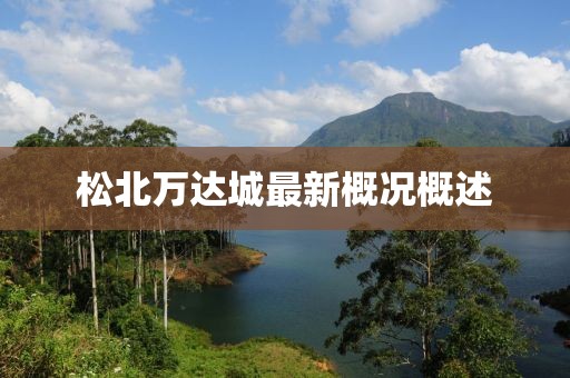 松北萬達城最新概況概述