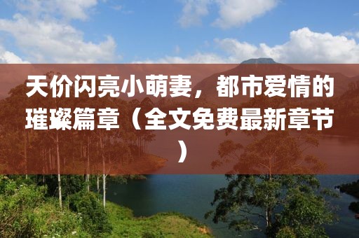 天價閃亮小萌妻，都市愛情的璀璨篇章（全文免費最新章節(jié)）