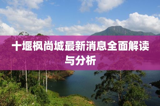 十堰楓尚城最新消息全面解讀與分析
