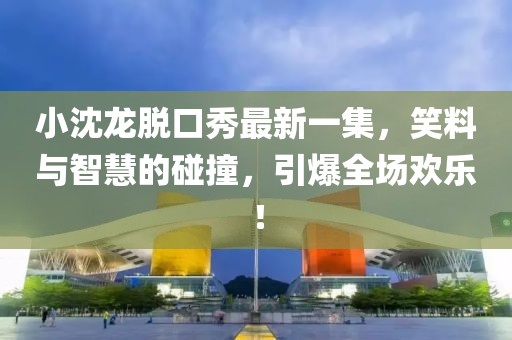 小沈龍脫口秀最新一集，笑料與智慧的碰撞，引爆全場歡樂！