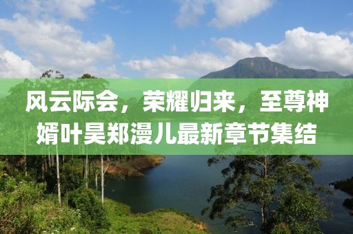 風(fēng)云際會，榮耀歸來，至尊神婿葉昊鄭漫兒最新章節(jié)集結(jié)