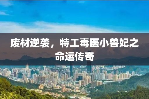廢材逆襲，特工毒醫(yī)小獸妃之命運(yùn)傳奇
