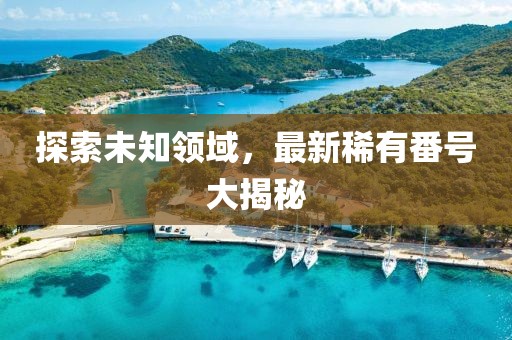 探索未知領(lǐng)域，最新稀有番號(hào)大揭秘