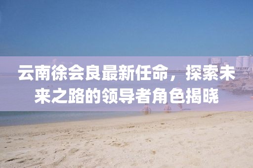 云南徐會良最新任命，探索未來之路的領(lǐng)導(dǎo)者角色揭曉