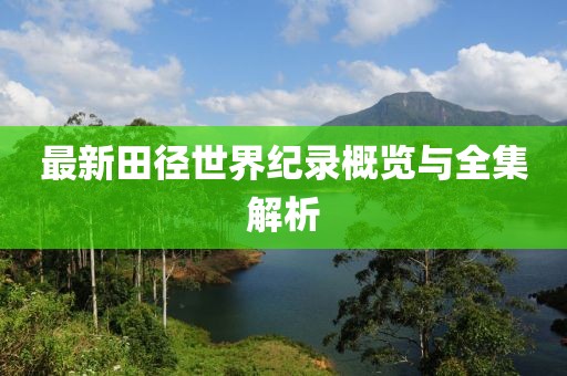 最新田徑世界紀(jì)錄概覽與全集解析