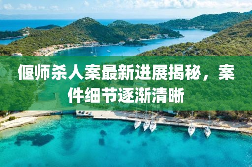 偃師殺人案最新進(jìn)展揭秘，案件細(xì)節(jié)逐漸清晰
