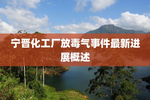 寧晉化工廠放毒氣事件最新進(jìn)展概述