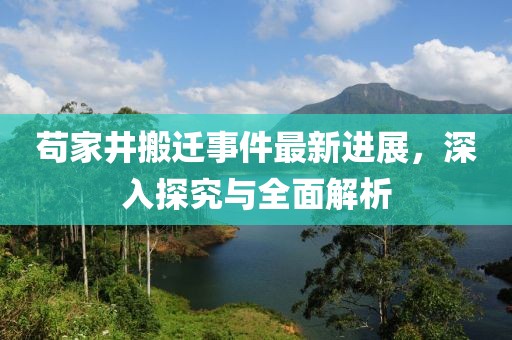 茍家井搬遷事件最新進(jìn)展，深入探究與全面解析