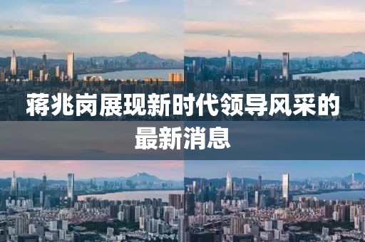 蔣兆崗展現(xiàn)新時代領導風采的最新消息