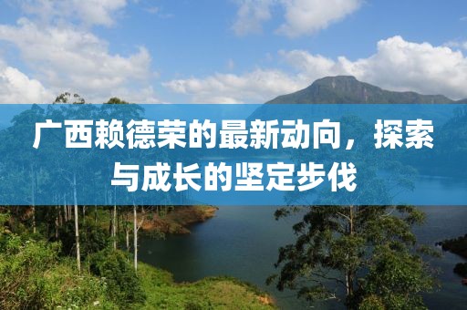 廣西賴德榮的最新動向，探索與成長的堅(jiān)定步伐